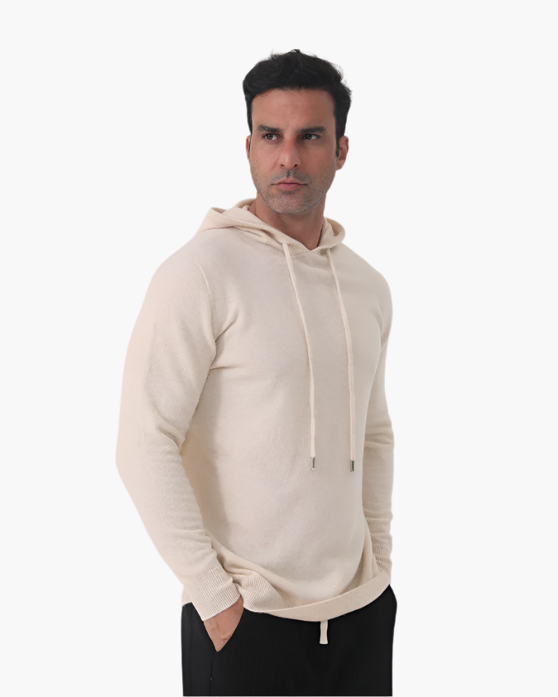 100% CASHMERE HOODIE