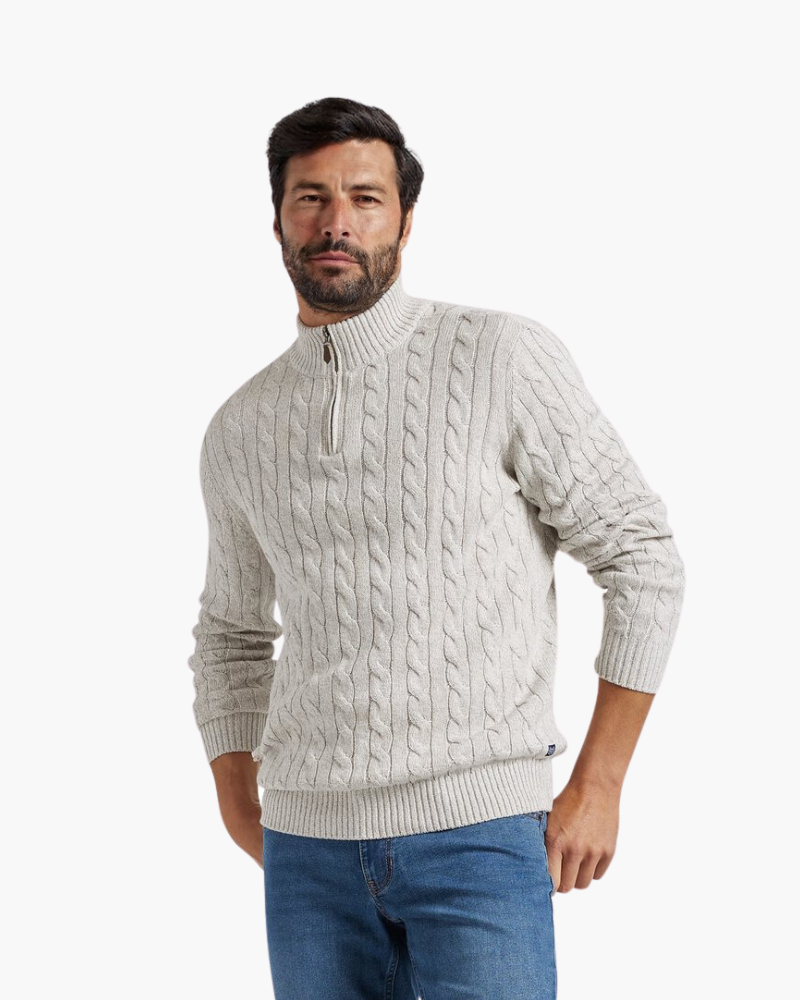 VERBIER HALF ZIP SWEATER
