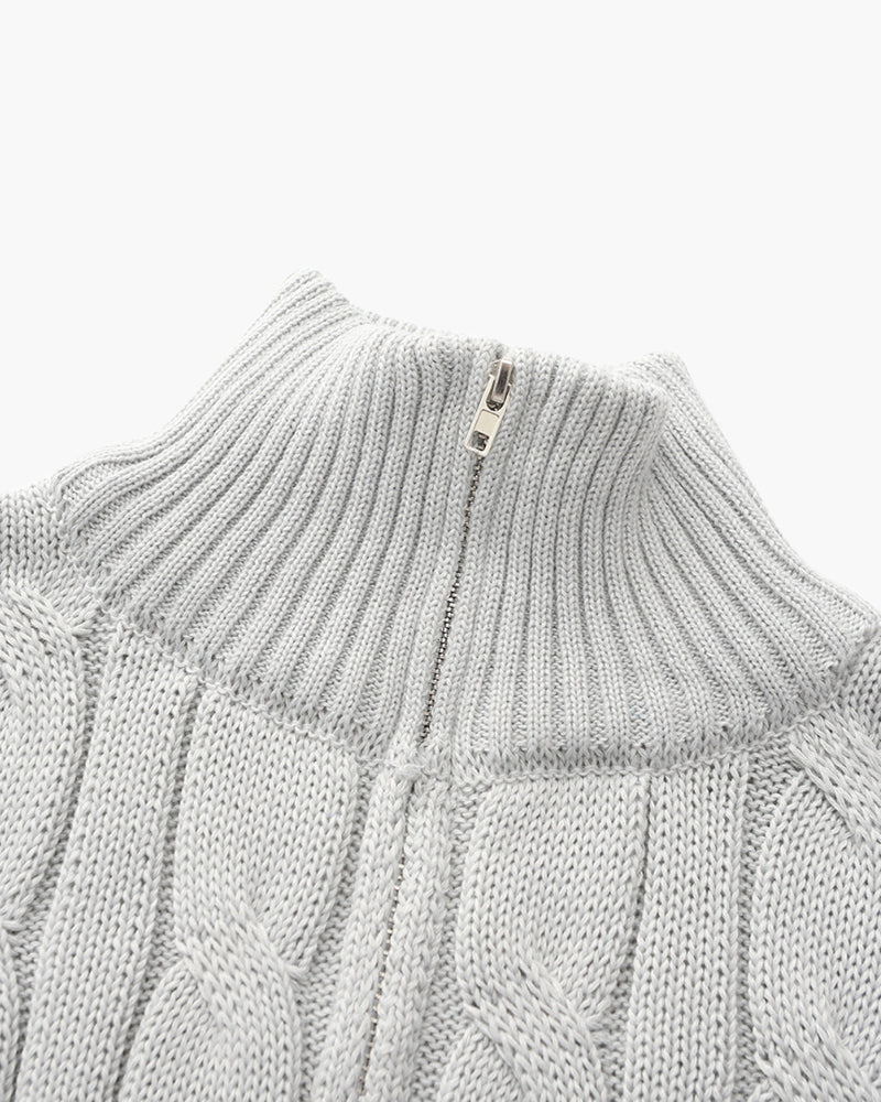 VERBIER HALF ZIP SWEATER