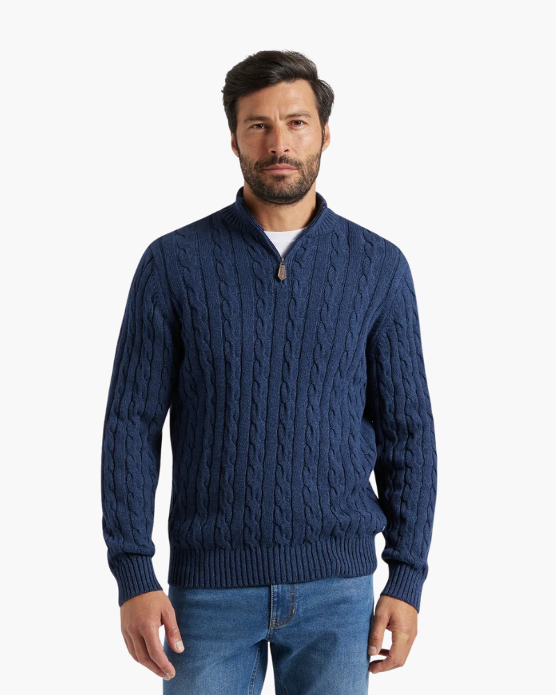 VERBIER HALF ZIP SWEATER