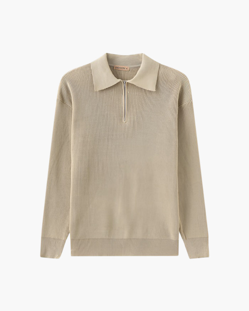 CESARE HALF ZIP SWEATER