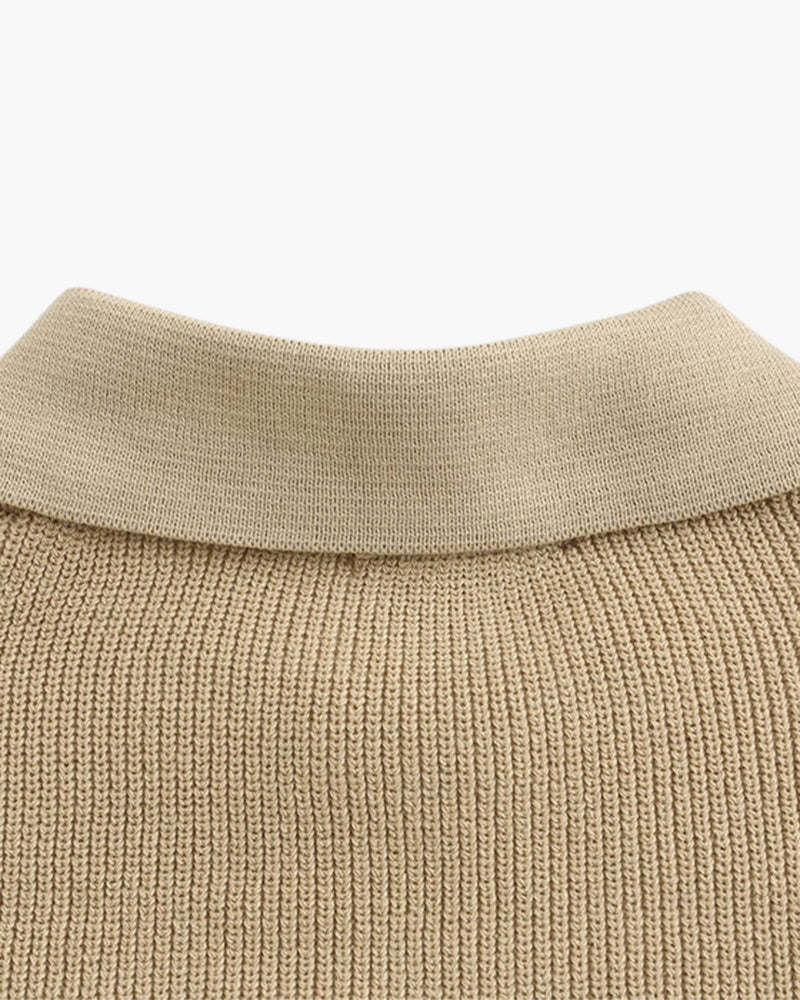 CESARE HALF ZIP SWEATER