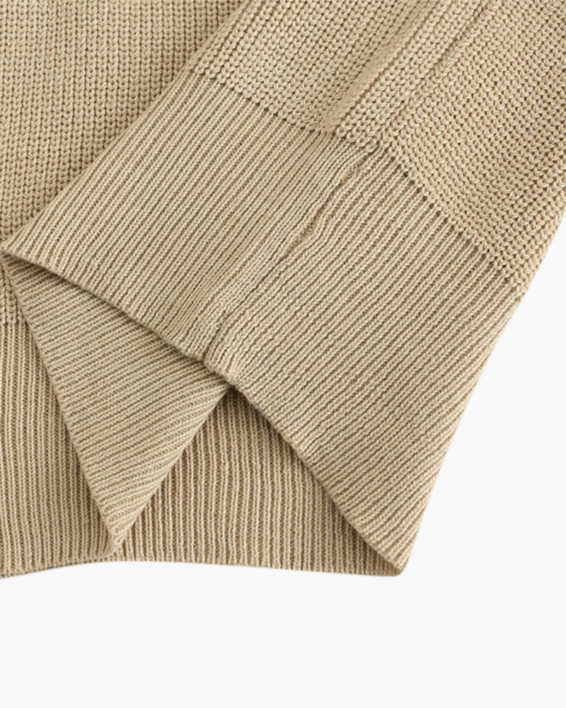 CESARE HALF ZIP SWEATER