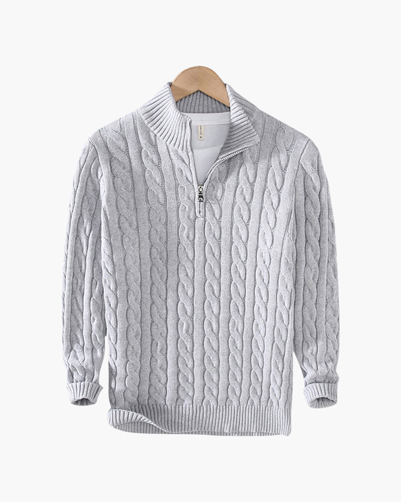 VERBIER HALF ZIP SWEATER