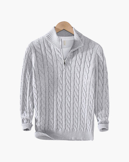 VERBIER HALF ZIP SWEATER