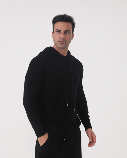 100% CASHMERE HOODIE