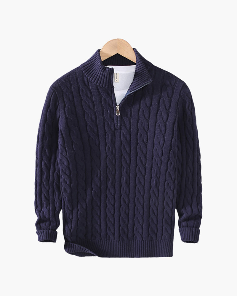 VERBIER HALF ZIP SWEATER