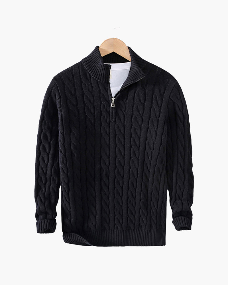 VERBIER HALF ZIP SWEATER