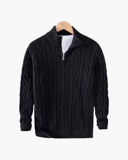 VERBIER HALF ZIP SWEATER