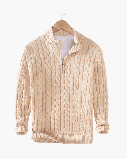 VERBIER HALF ZIP SWEATER