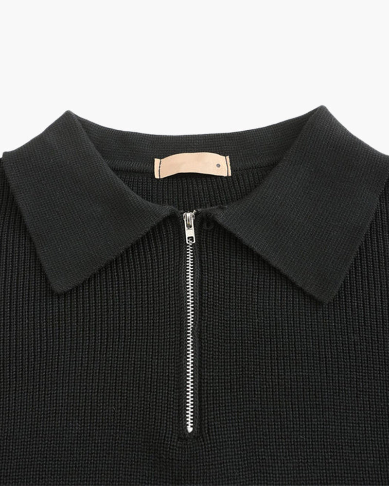 CESARE HALF ZIP SWEATER