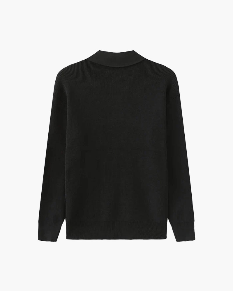 CESARE HALF ZIP SWEATER