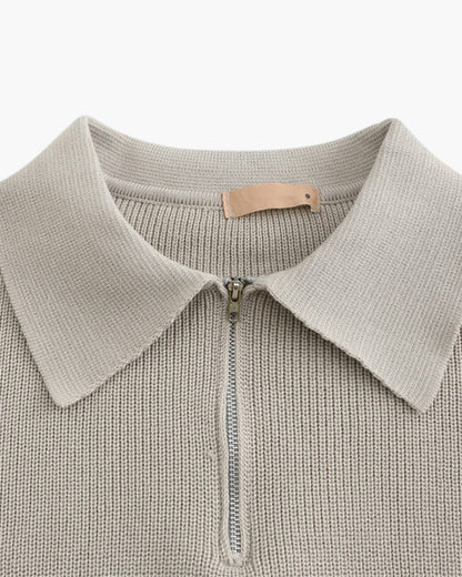 CESARE HALF ZIP SWEATER