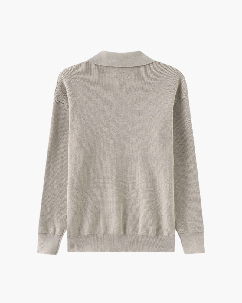 CESARE HALF ZIP SWEATER