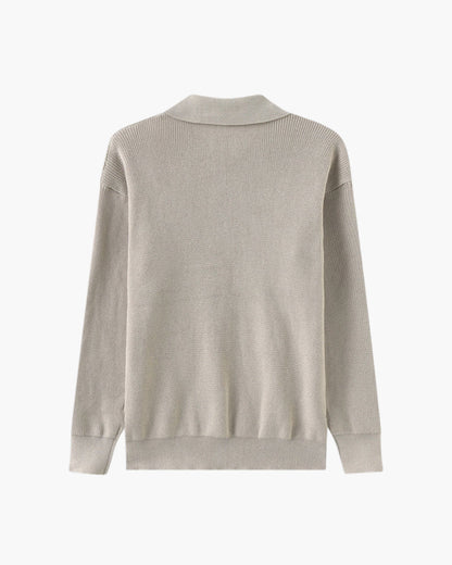 CESARE HALF ZIP SWEATER